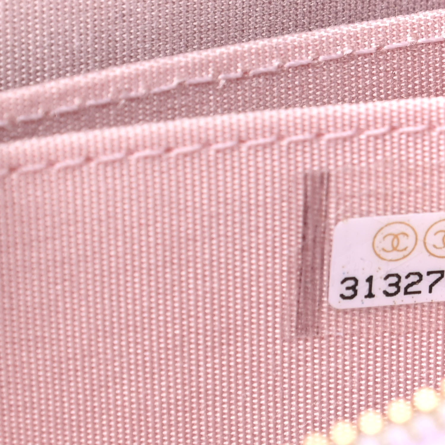 Chanel Caviar Quilted Pearl Coco Candy Zip Coin Purse Light Pink 7 of 8