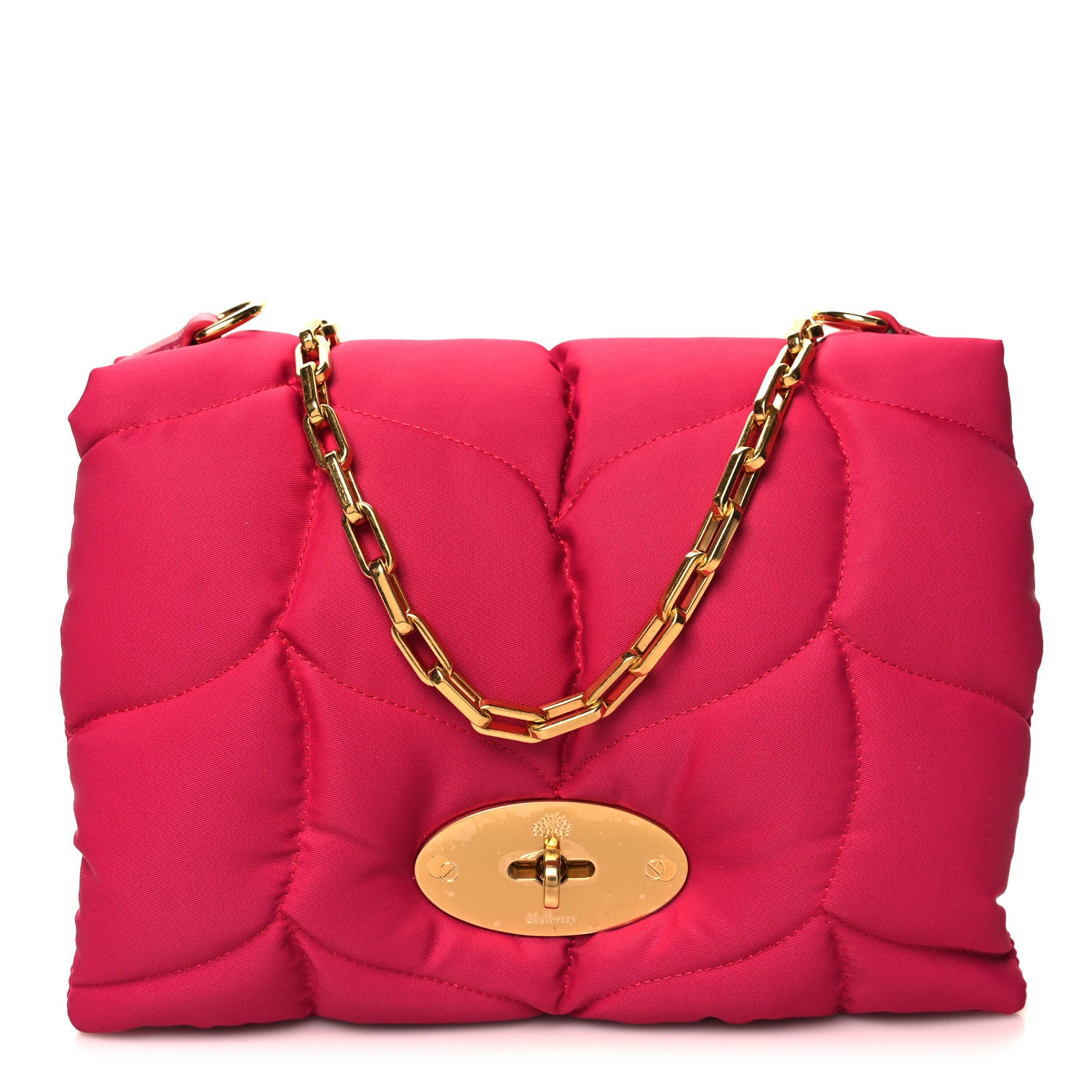 Mulberry Recycled Nylon Quilted Little Softie Bag Mulberry Pink 1 of 9