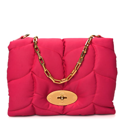 Mulberry Recycled Nylon Quilted Little Softie Bag Mulberry Pink 1 of 9