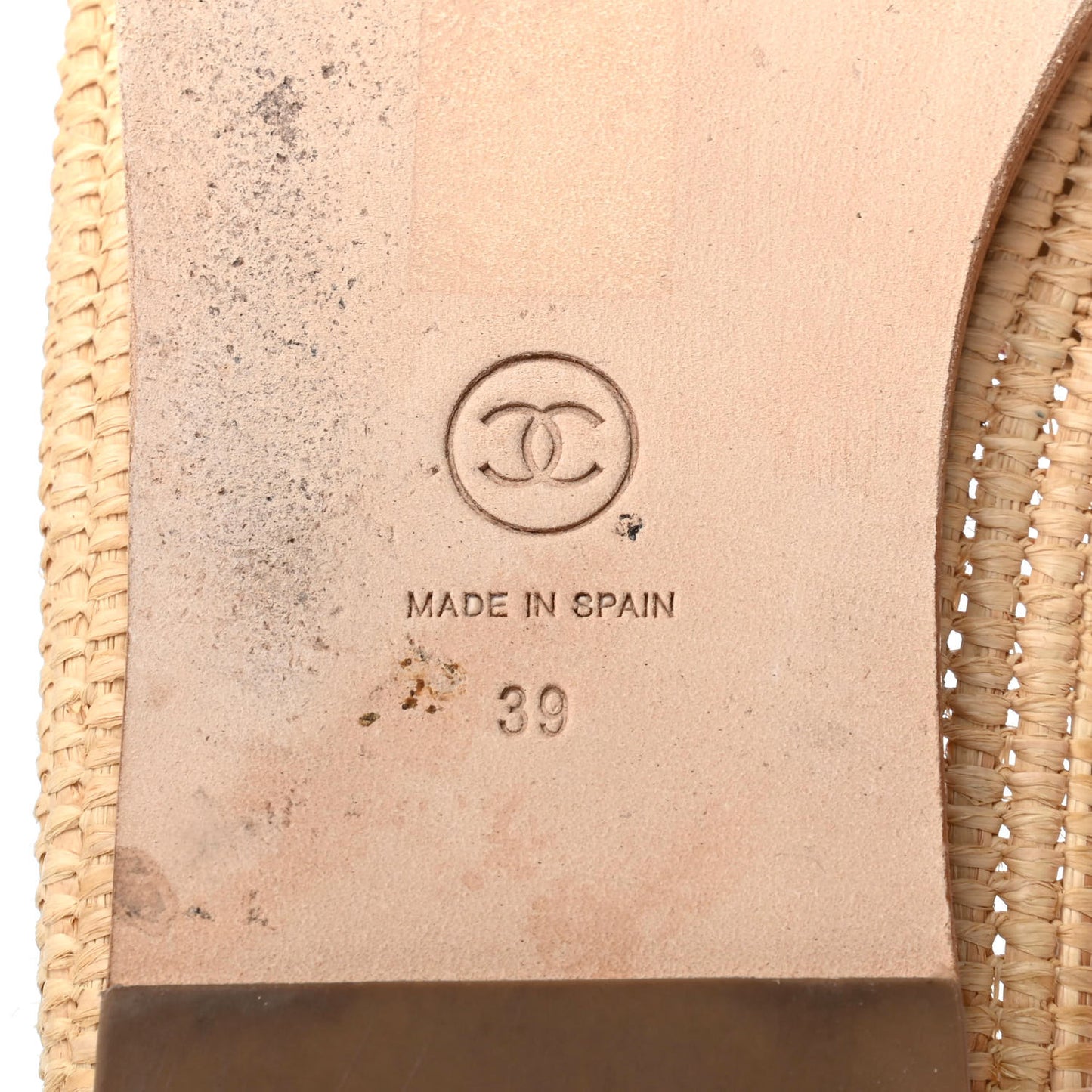 Lambskin Grosgrain CC Espadrilles 39 Pink