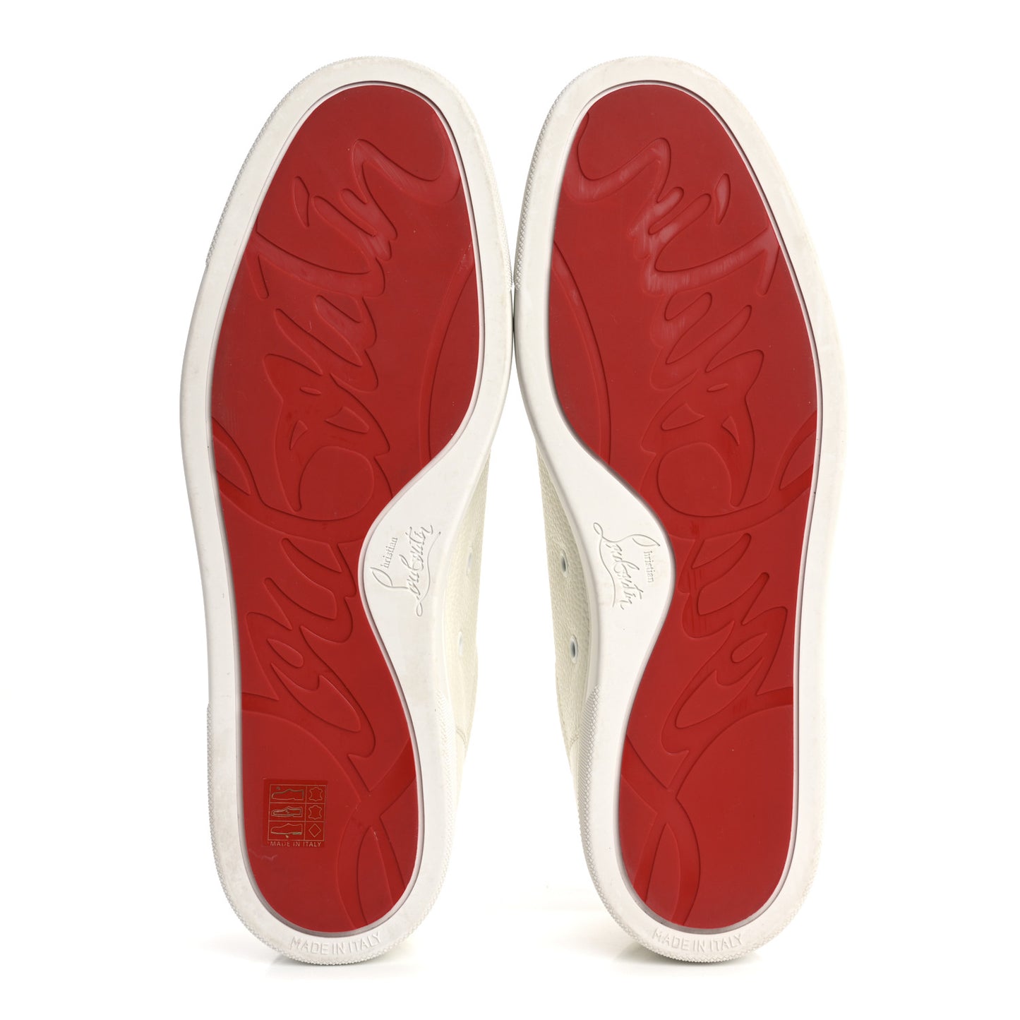 Grained Calfskin Rantulow Flat Sneakers 42 Latte