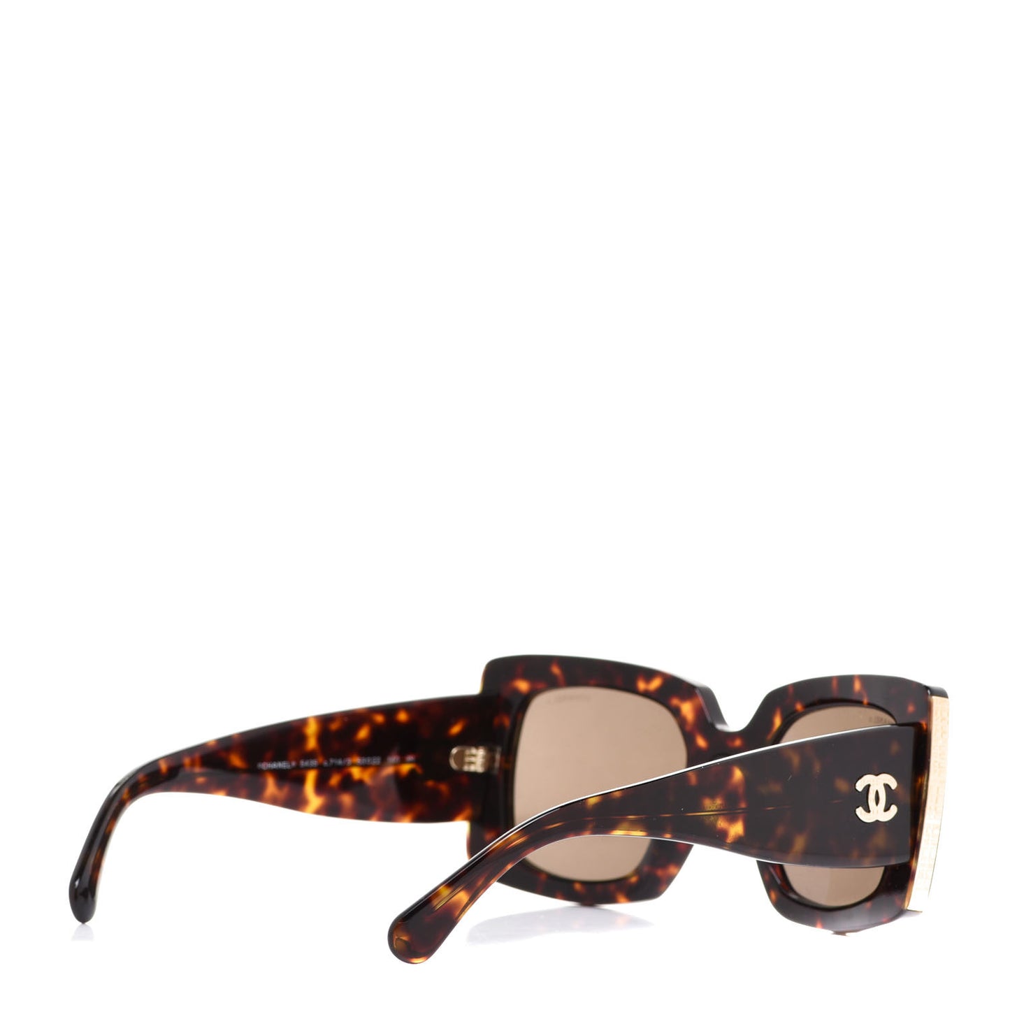Acetate Rectangle Sunglasses 5435 Tortoise
