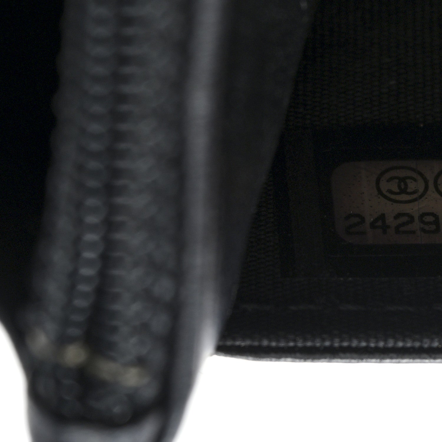Chanel Lambskin Quilted Wallet On Chain WOC Black Gold 8 of 11