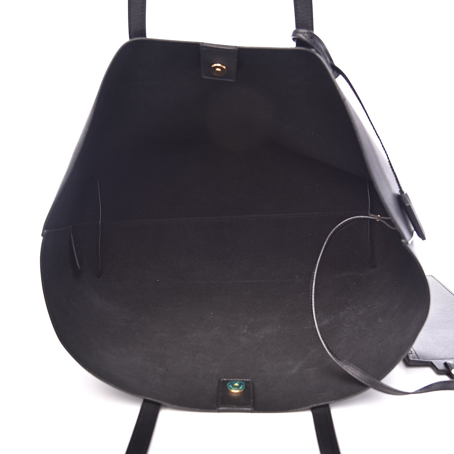 Saint Laurent Calfskin Large Shopping Tote Black 5 of 10