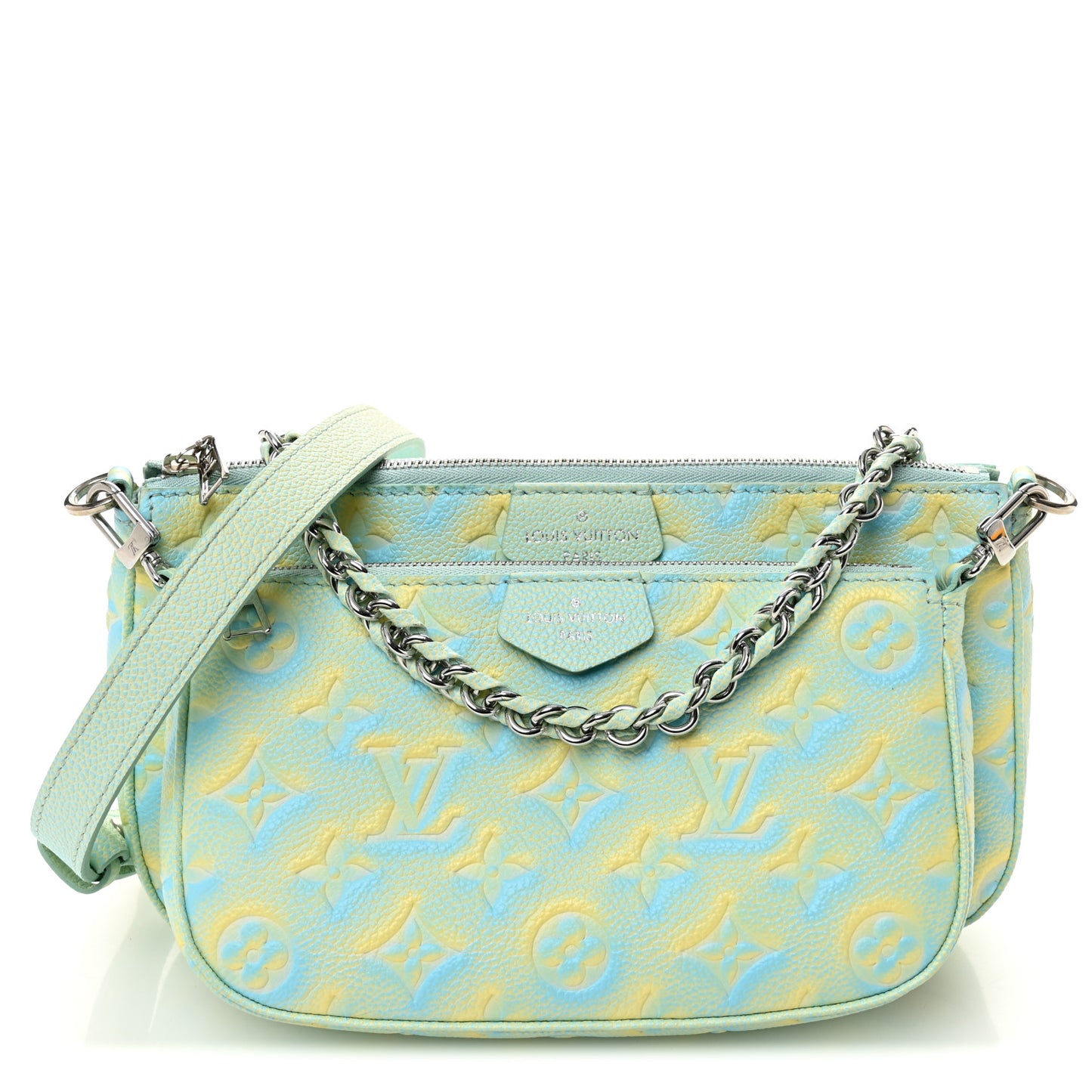 Empreinte Monogram Summer Stardust Multi Pochette Accessories Water Green