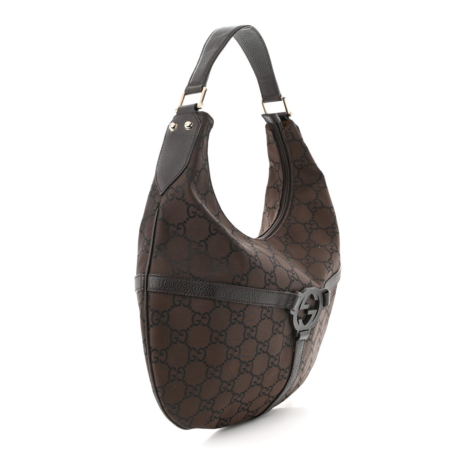 Canvas GG Reins Hobo Brown Black