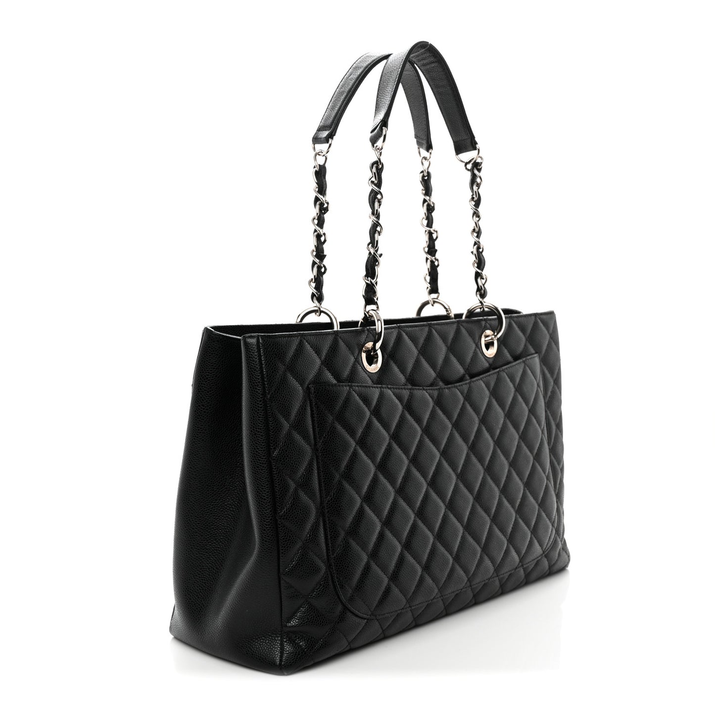 Caviar Quilted XL Grand Shopping Tote GST Black