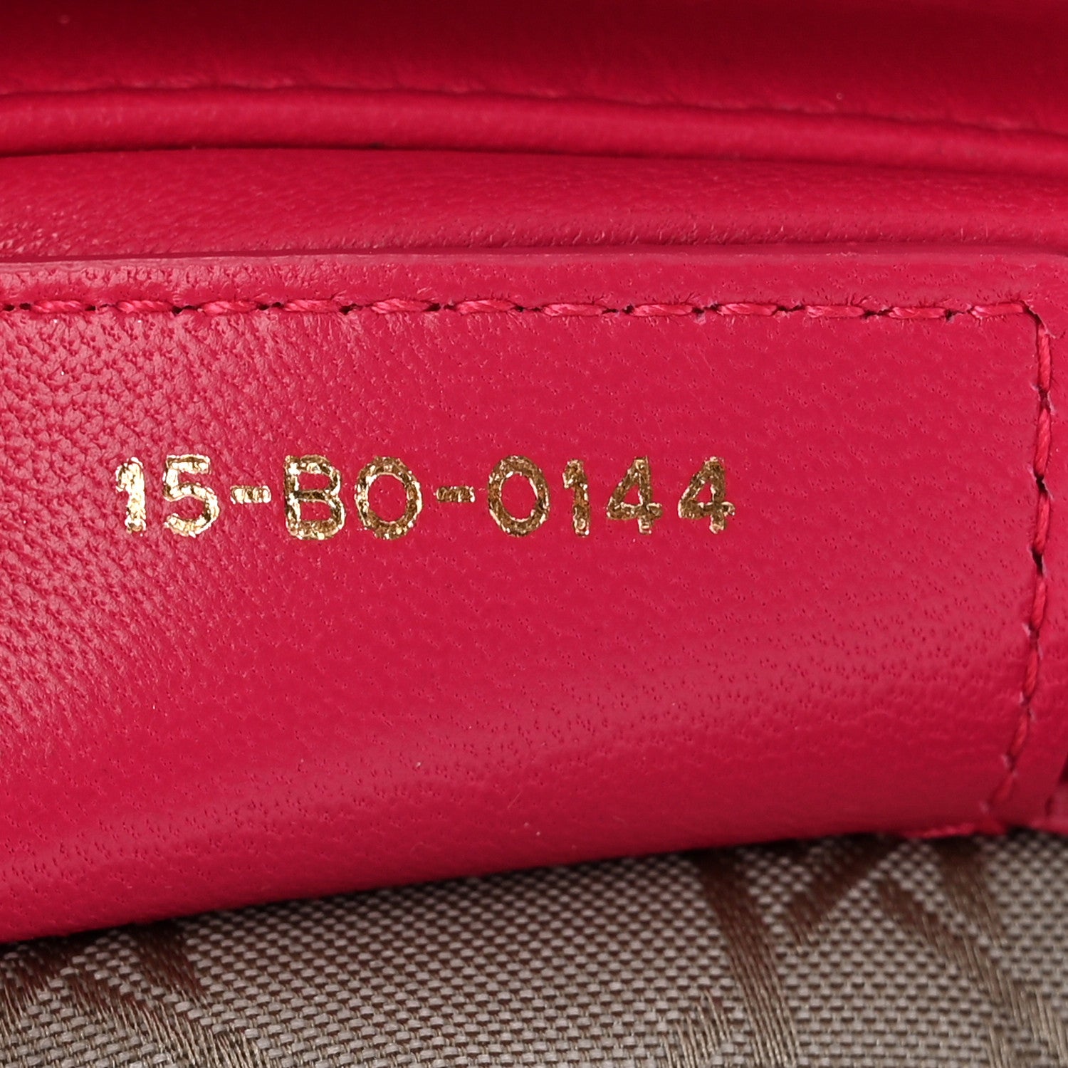 Christian Dior Lambskin Cannage Medium Lady Dior Fuchsia 7 of 11