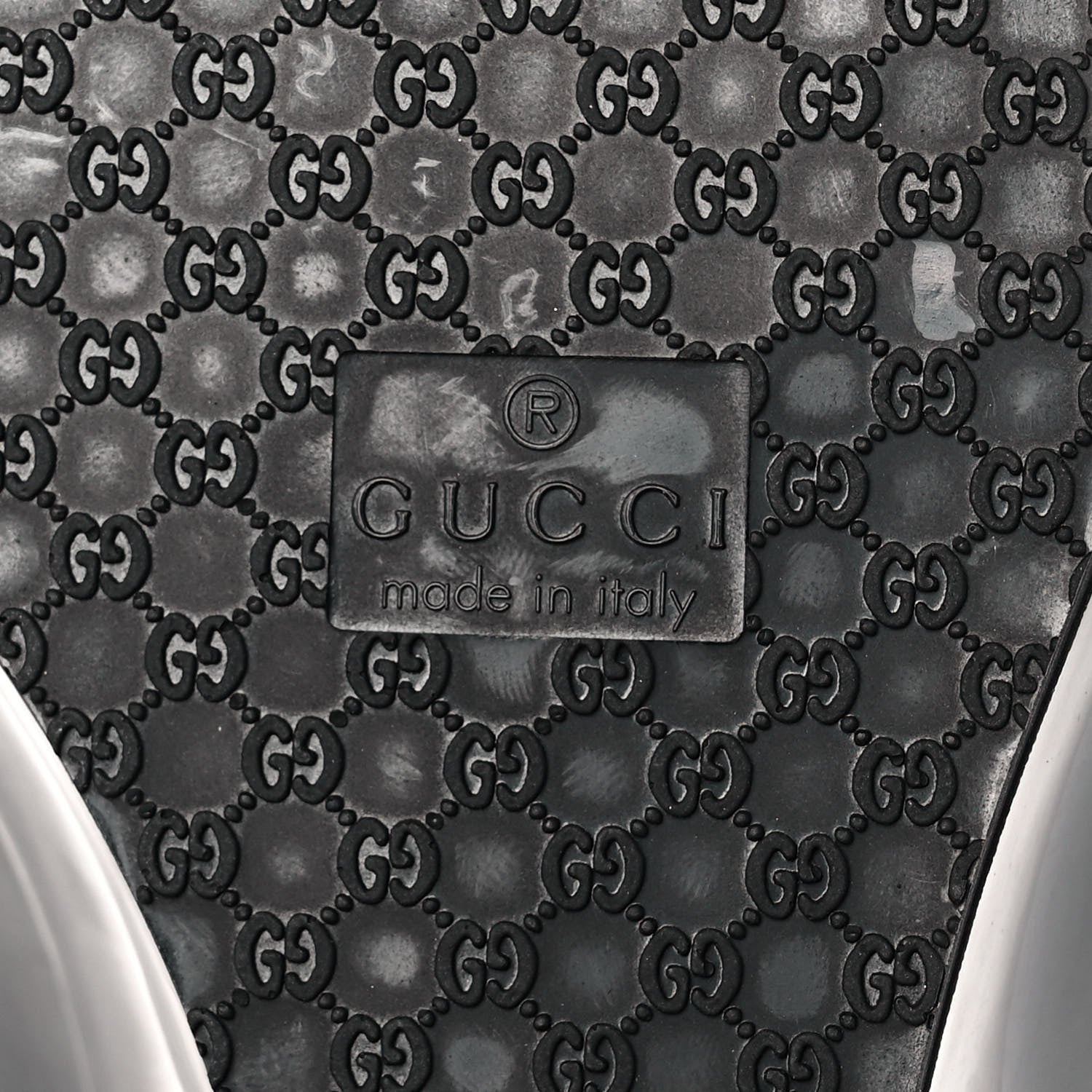 Gucci Rubber Jelly Marola Wedges 39 Black 6 of 7