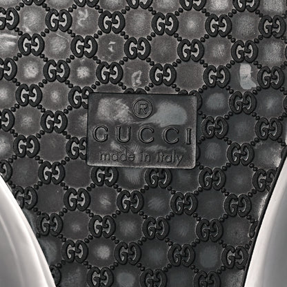 Gucci Rubber Jelly Marola Wedges 39 Black 6 of 7