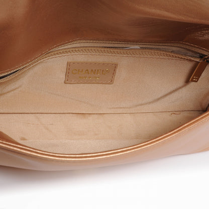 Chanel Lambskin Chocolate Bar Quilted CC Flap Bronze 5 of 8