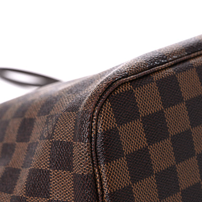 Louis Vuitton Damier Ebene Neo Neverfull MM Rose Ballerine 8 of 31