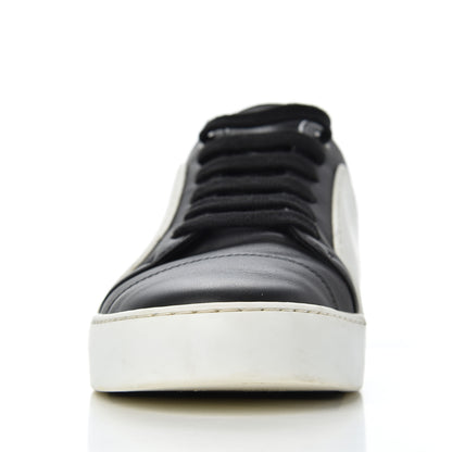 Chanel Calfskin Womens CC Sneakers 40 Black White 11 of 22