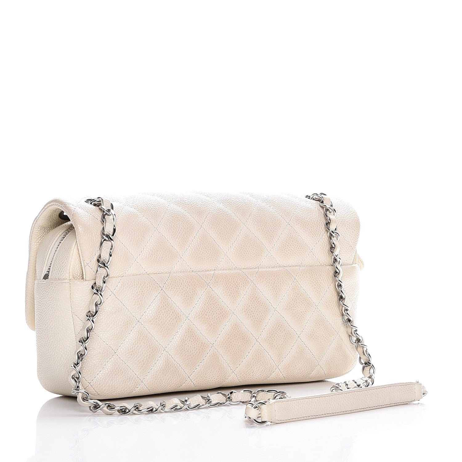 Chanel Caviar Medium Easy Flap Ivory 4 of 13