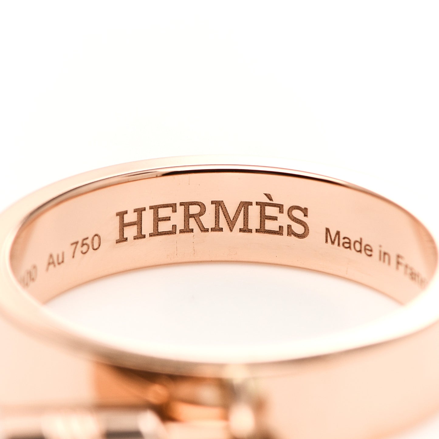 18K Rose Gold MM Kelly Clochette Ring 52 6