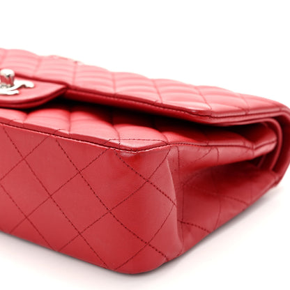 Chanel Lambskin Quilted Medium Double Flap Red 10 of 10
