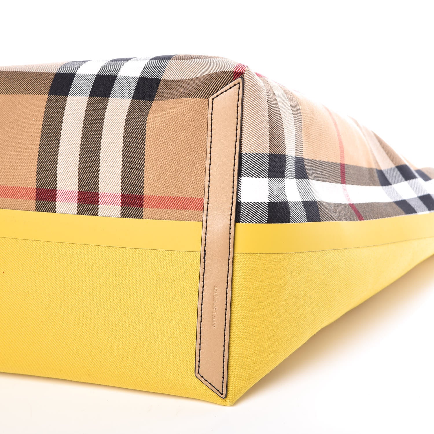 Burberry Vintage Check Large The Giant Reversible Tote Antique Yellow Golden Yellow 12 of 24