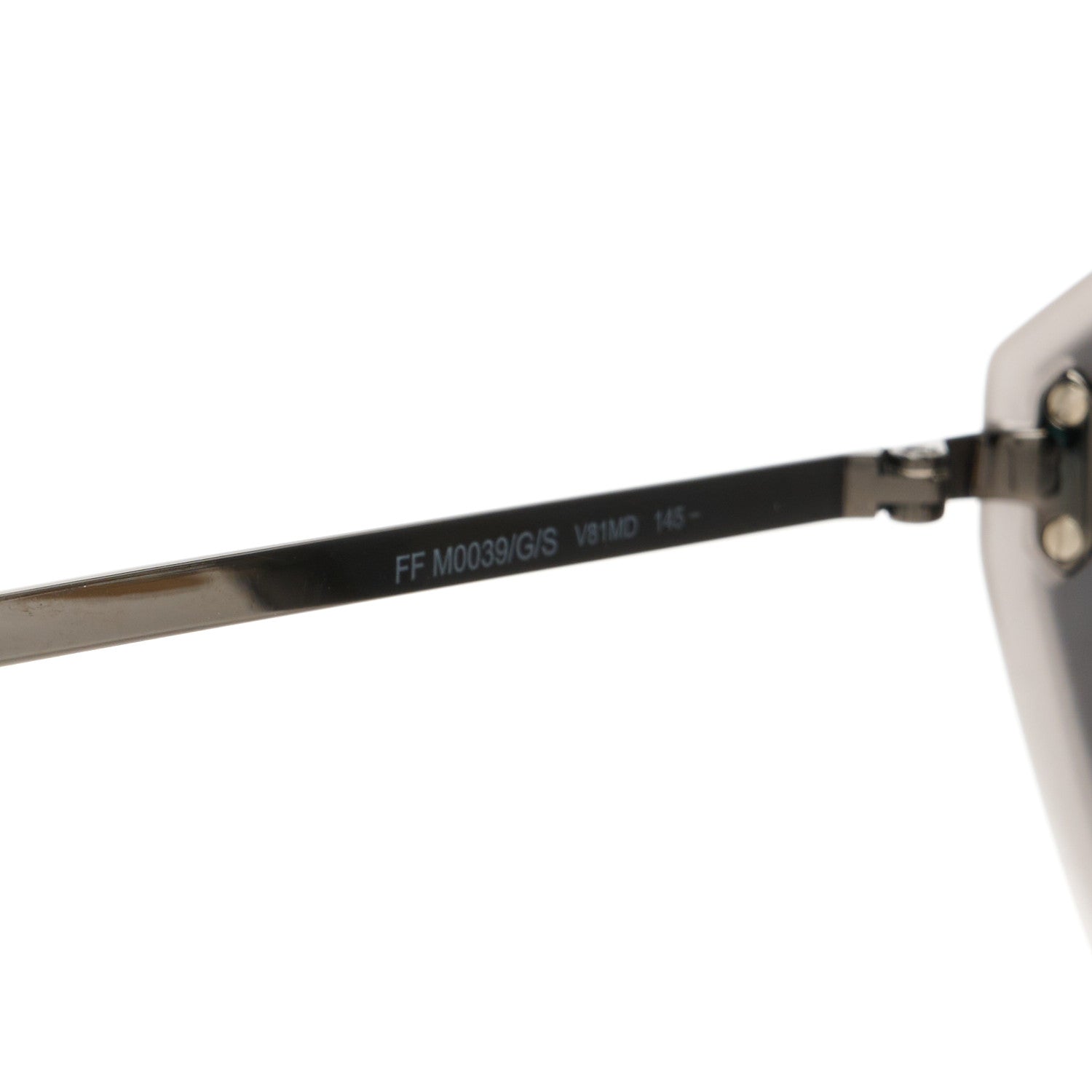 Fendi FF Fabulous Shield Sunglasses FF M0039/G/S Black 5 of 10