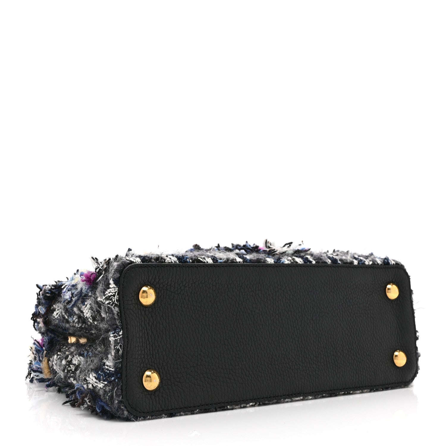 Louis Vuitton Tweed Calfskin Capucines MM Multicolor 4 of 9