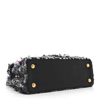 Louis Vuitton Tweed Calfskin Capucines MM Multicolor 4 of 9