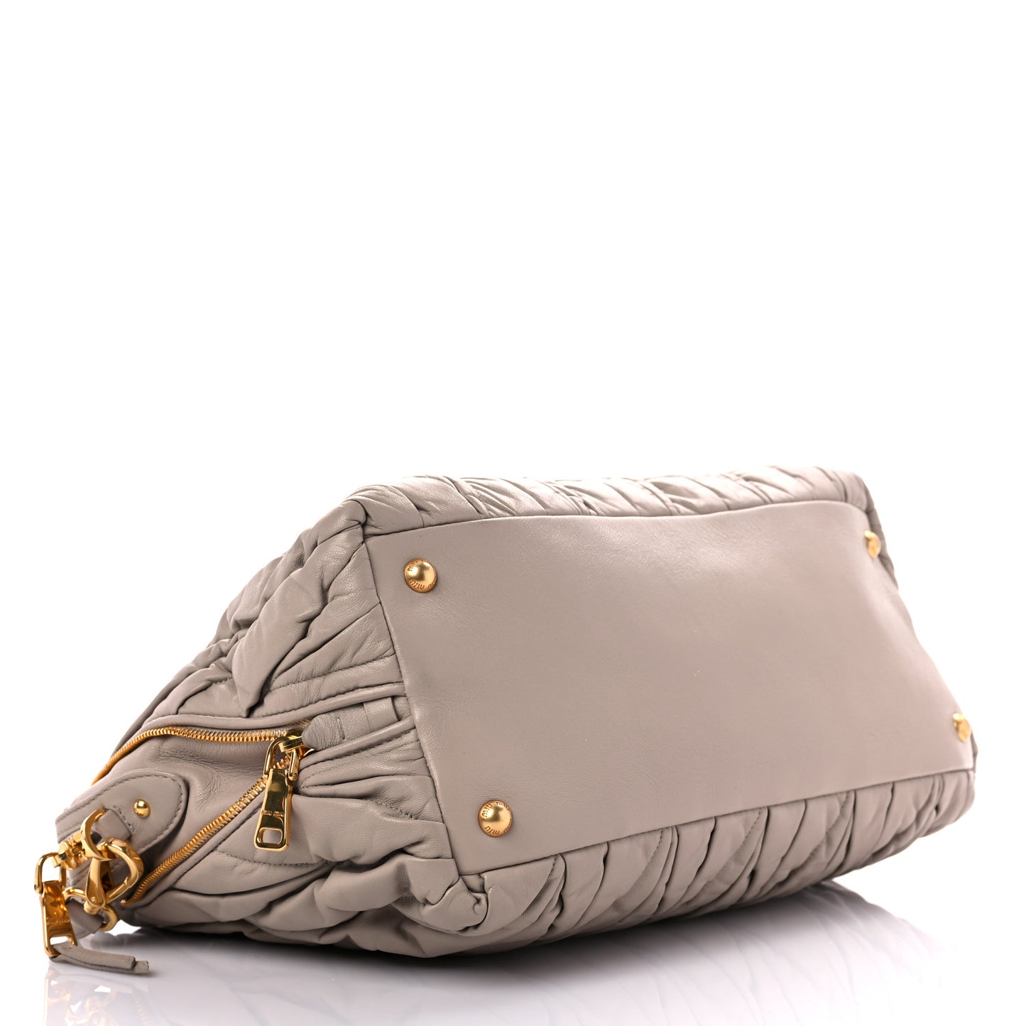Nappa Matelasse Bauletto Top Handle Seta