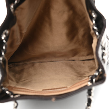 Chanel Lambskin Satin Reversible Sac Cordon Black 5 of 9