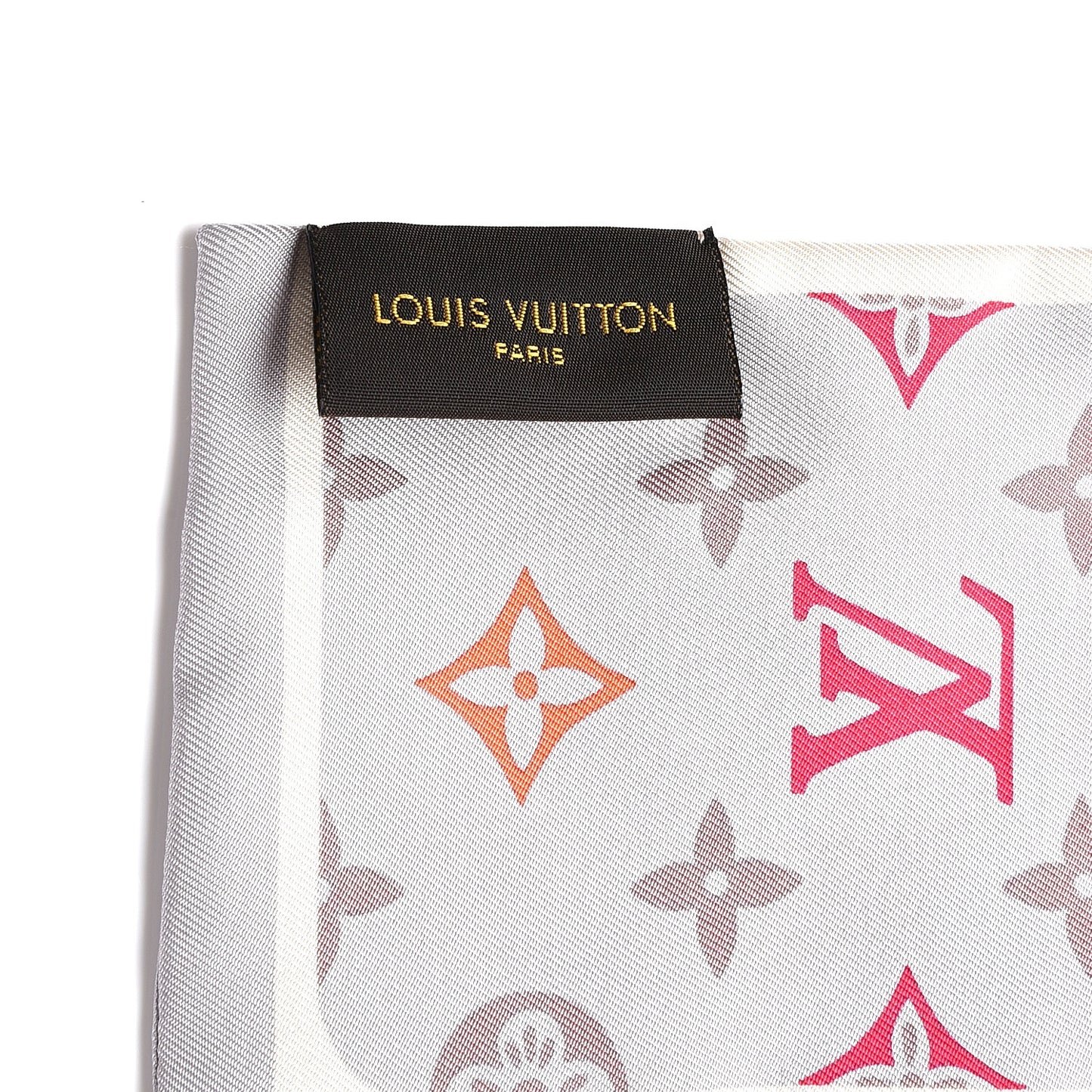 Silk Kamonogram Bandeau Corail