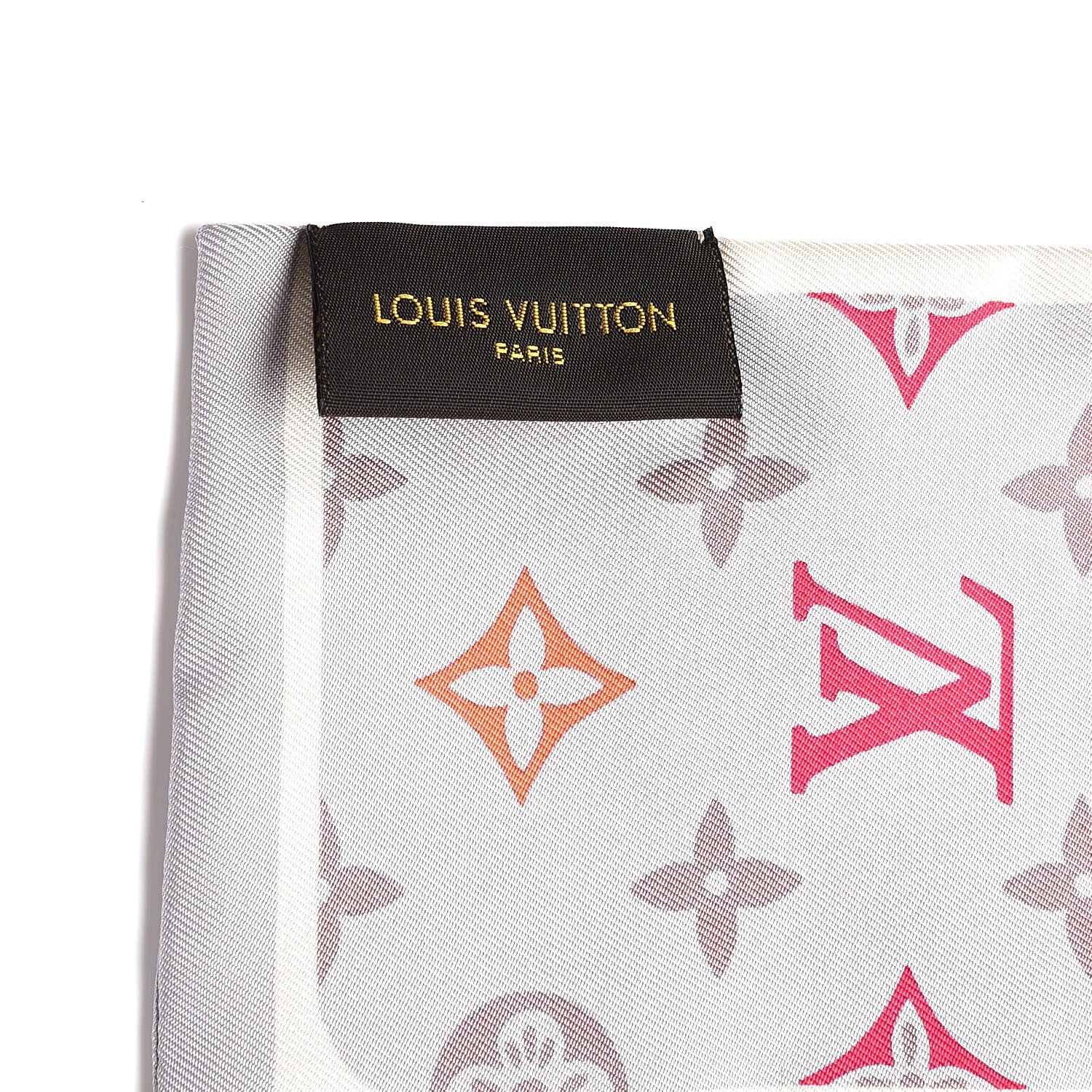 Louis Vuitton Silk Kamonogram Bandeau Corail 6 of 6