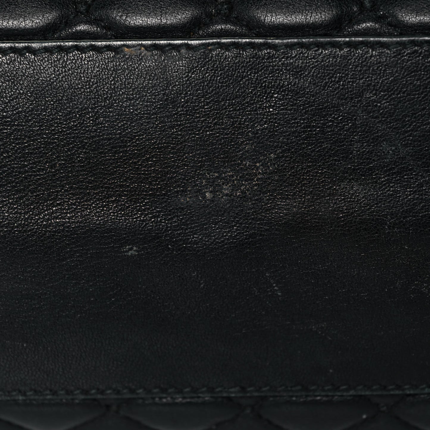 Calfskin Quilted Tote Black