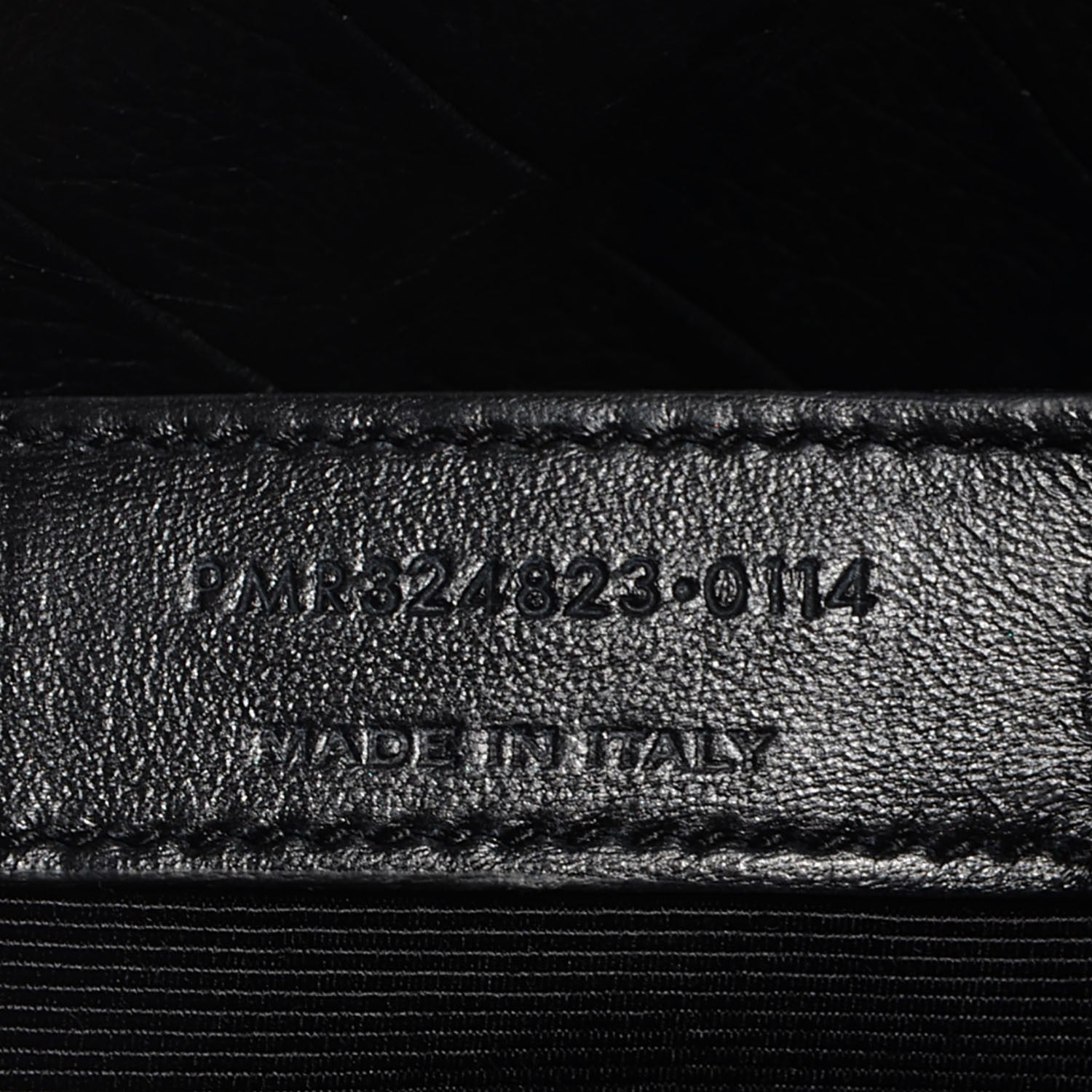 Saint Laurent Calfskin Crocodile Embossed Small Sac de Jour Bag Black 7 of 7