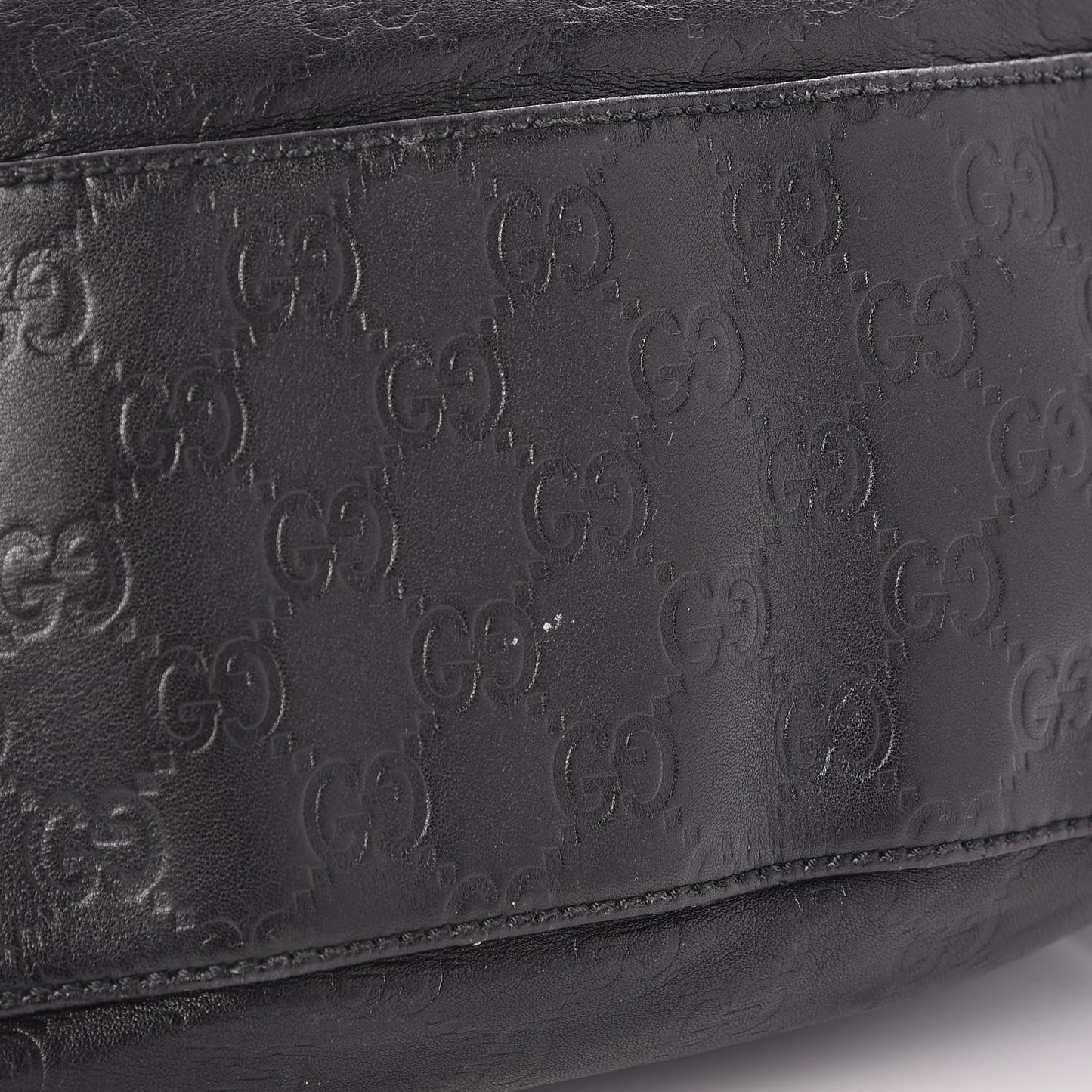 Guccissima Small Pelham Shoulder Bag Black