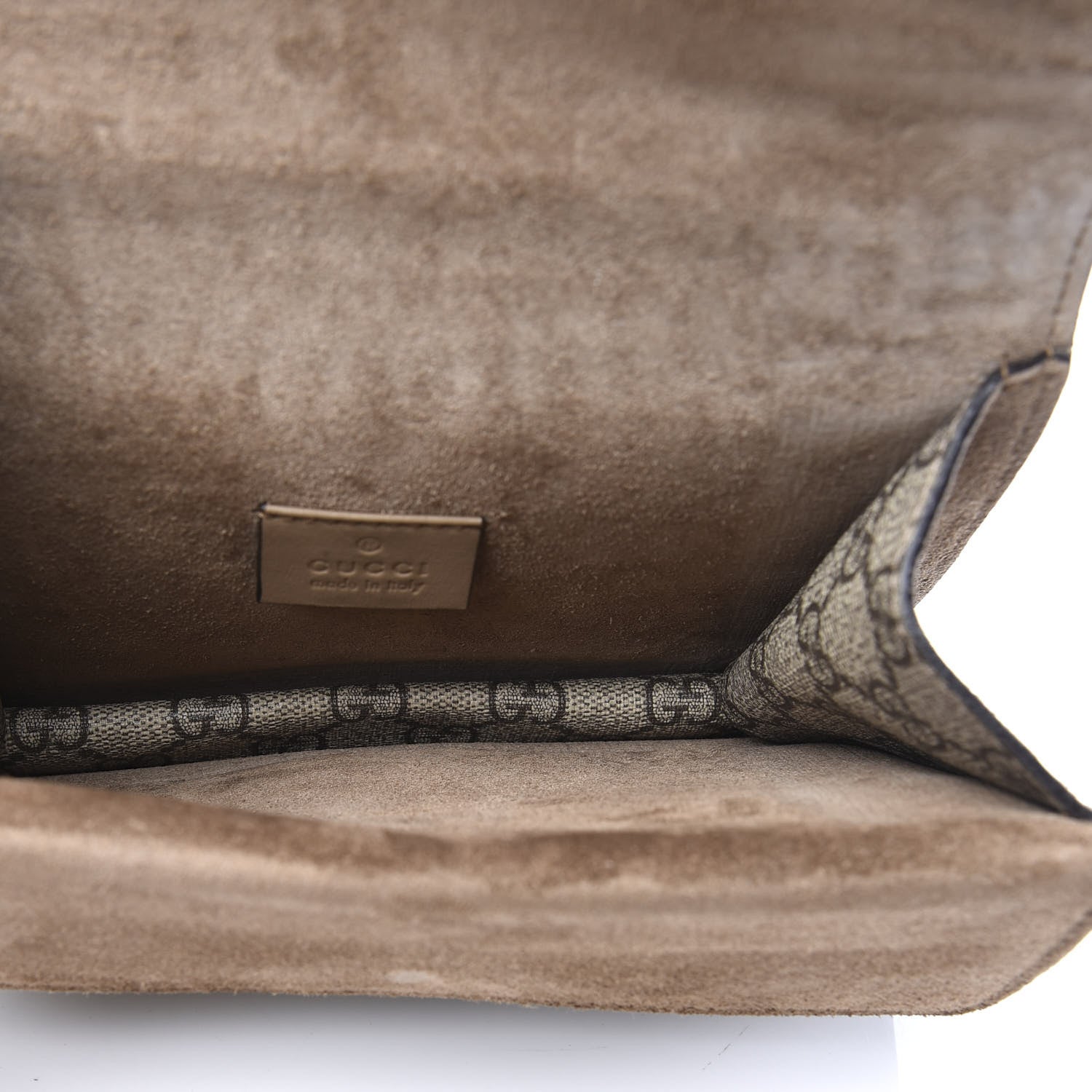 Gucci GG Supreme Monogram Mini Dionysus Shoulder Bag Taupe 4 of 12