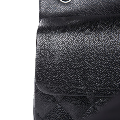 Chanel Caviar Quilted Jumbo Double Flap Black 13 of 14