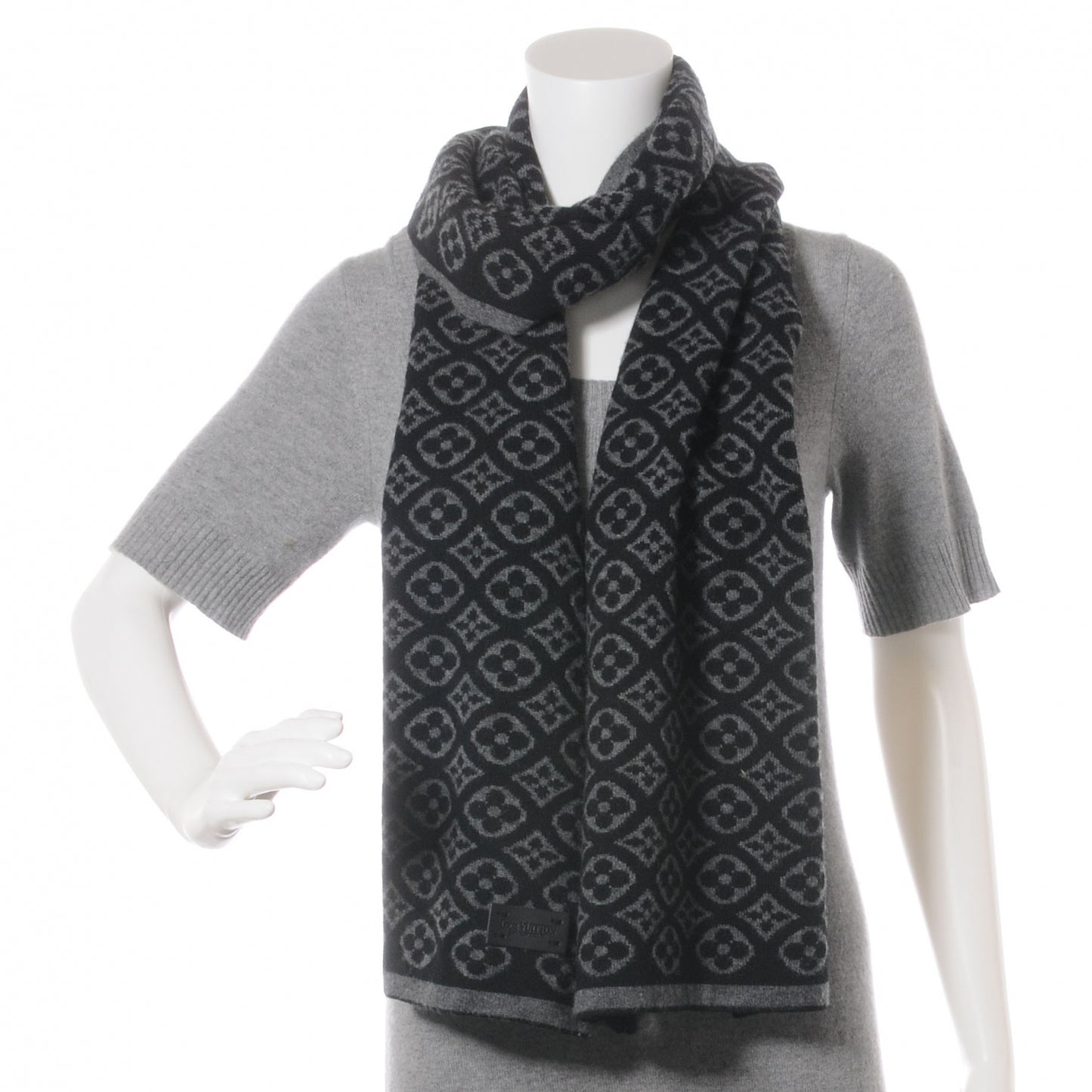 Cashmere Monogram Scarf