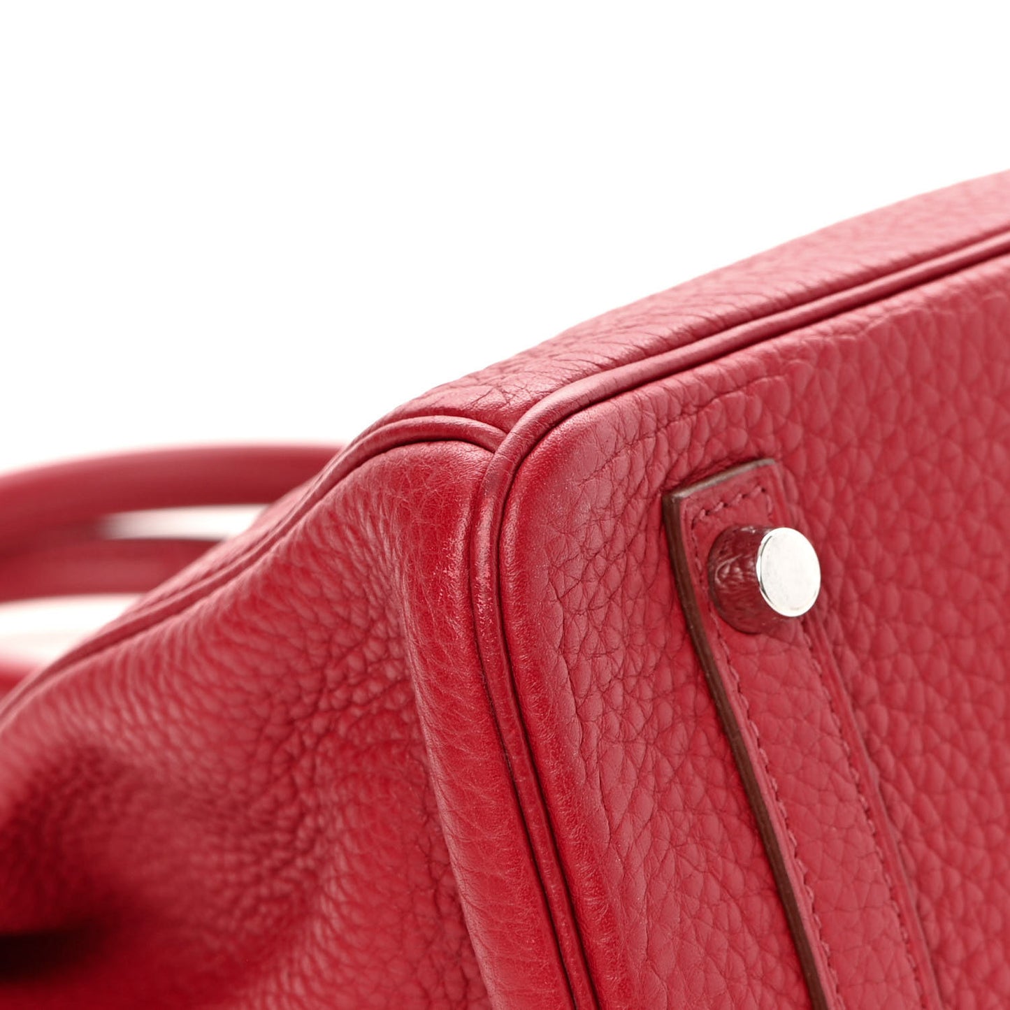 Taurillon Clemence Birkin 30 Rouge Garance