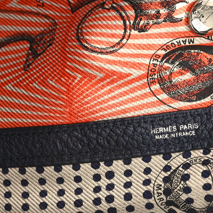 Hermes Negonda Garden Party 36 MM Bleu Indigo Orange Poppy 6 of 10