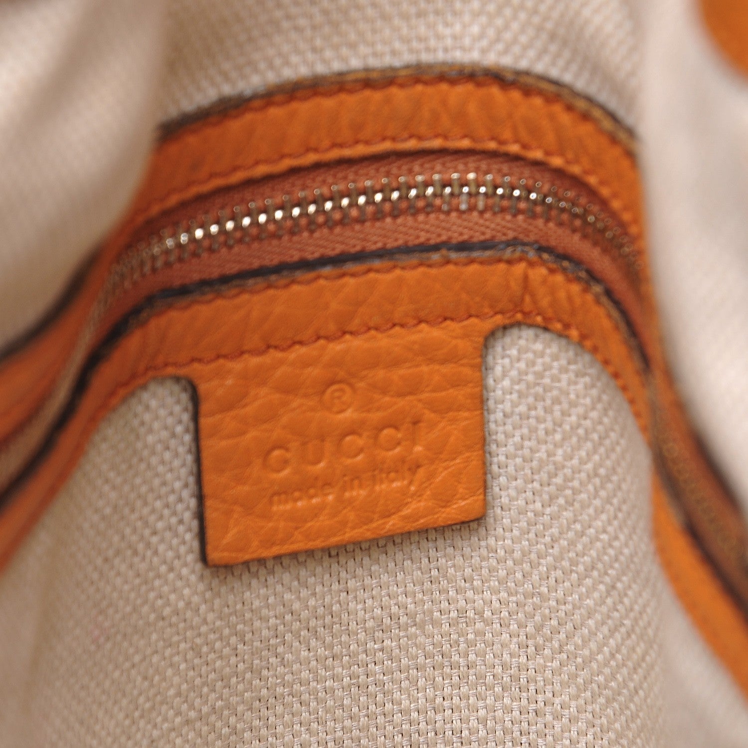 Gucci Cellarius Calfskin Large Soho Shoulder Bag Curcuma 6 of 10