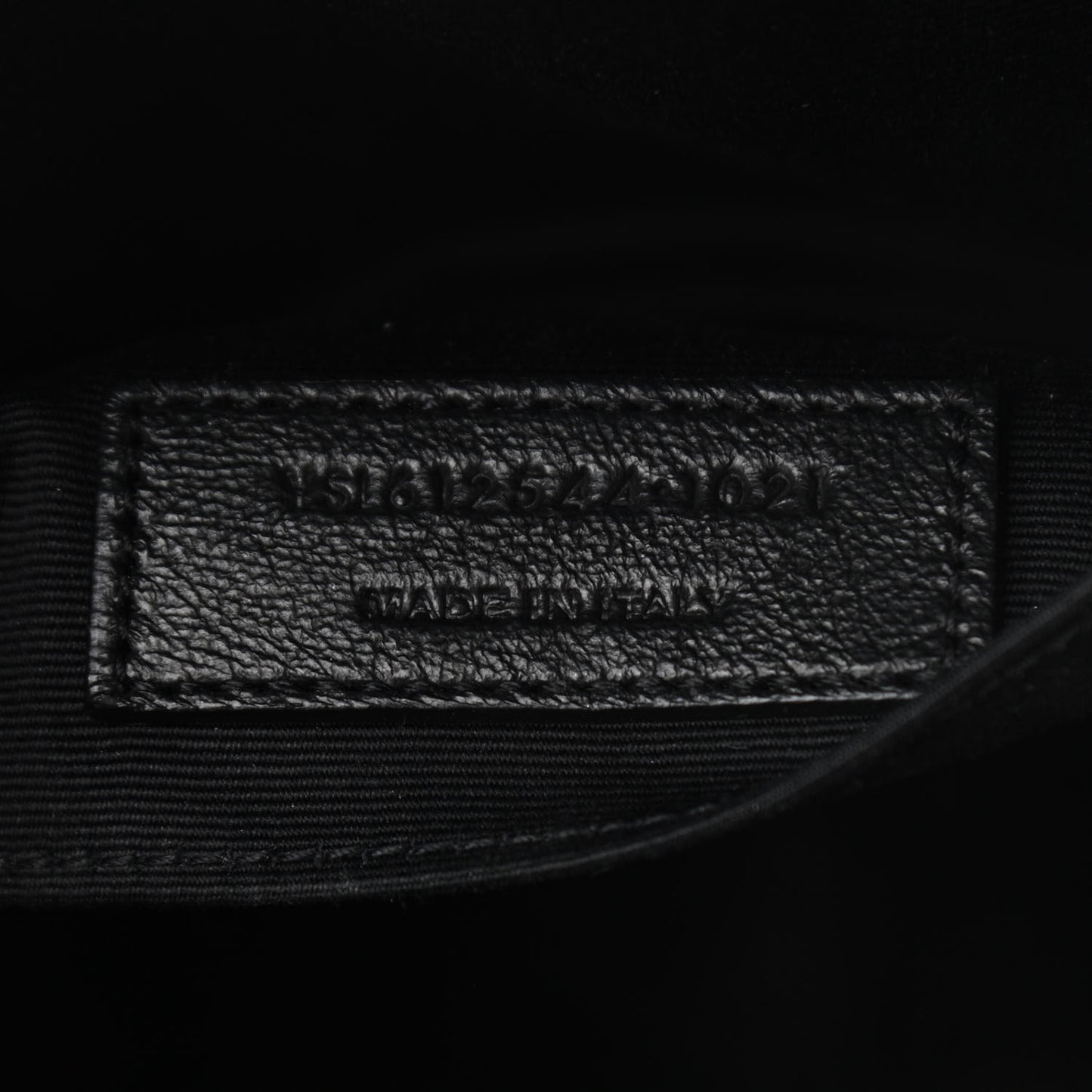 Calfskin Matelasse Monogram Lou Camera Bag Black