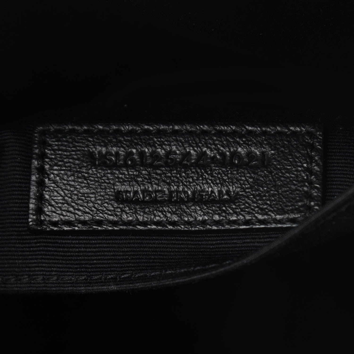 Saint Laurent Calfskin Matelasse Monogram Lou Camera Bag Black 6 of 10
