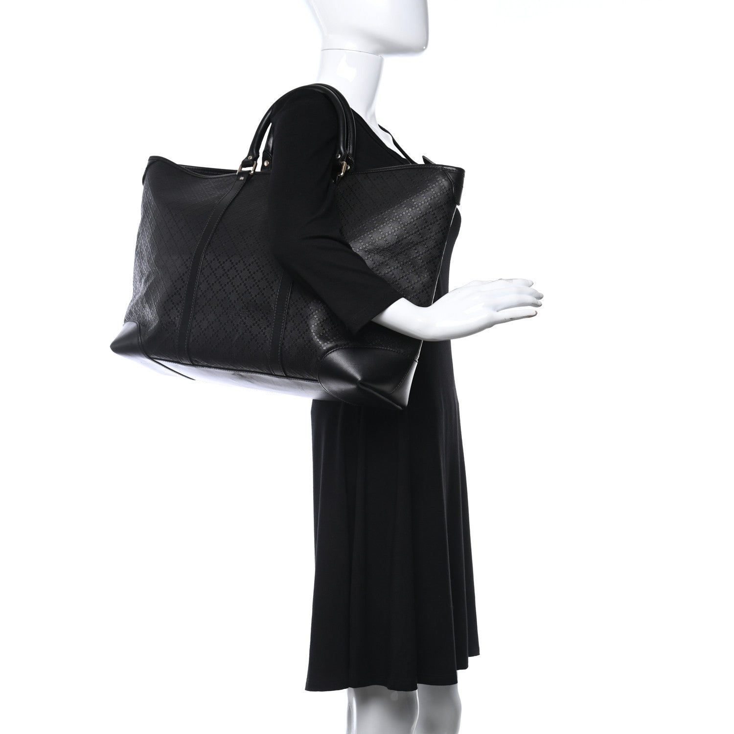 Gucci Diamante Medium Joy Tote Black 2 of 11