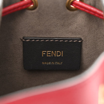 Fendi Vitello Cruise F is Fendi Mini Mon Tresor Bucket Bag Fragola 5 of 9