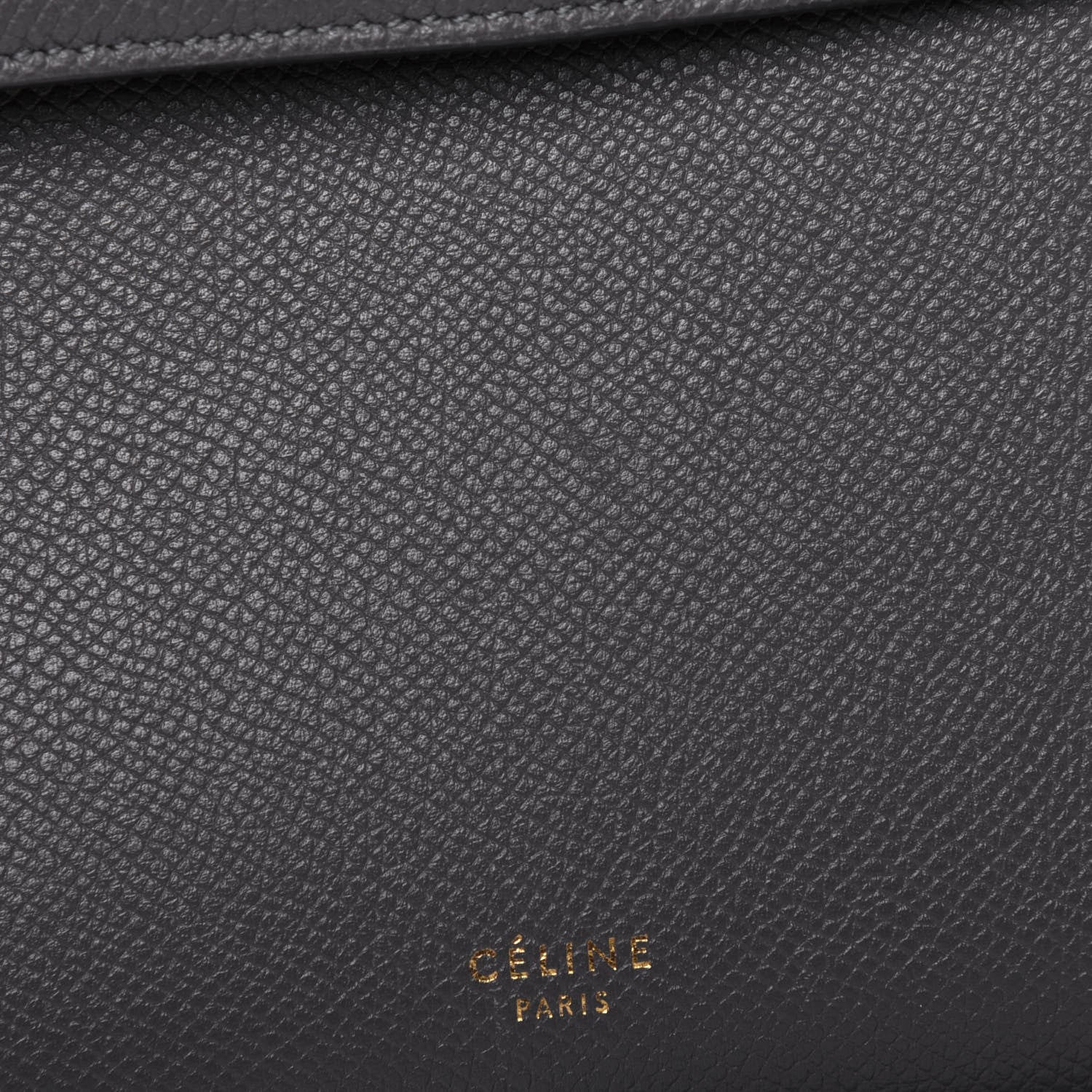 Celine Grained Calfskin Mini Belt Bag Grey 20 of 21