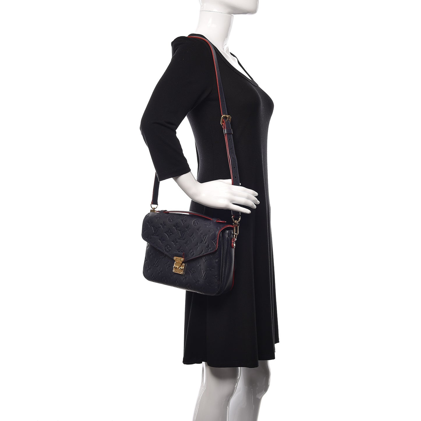 Empreinte Pochette Metis Marine Rouge