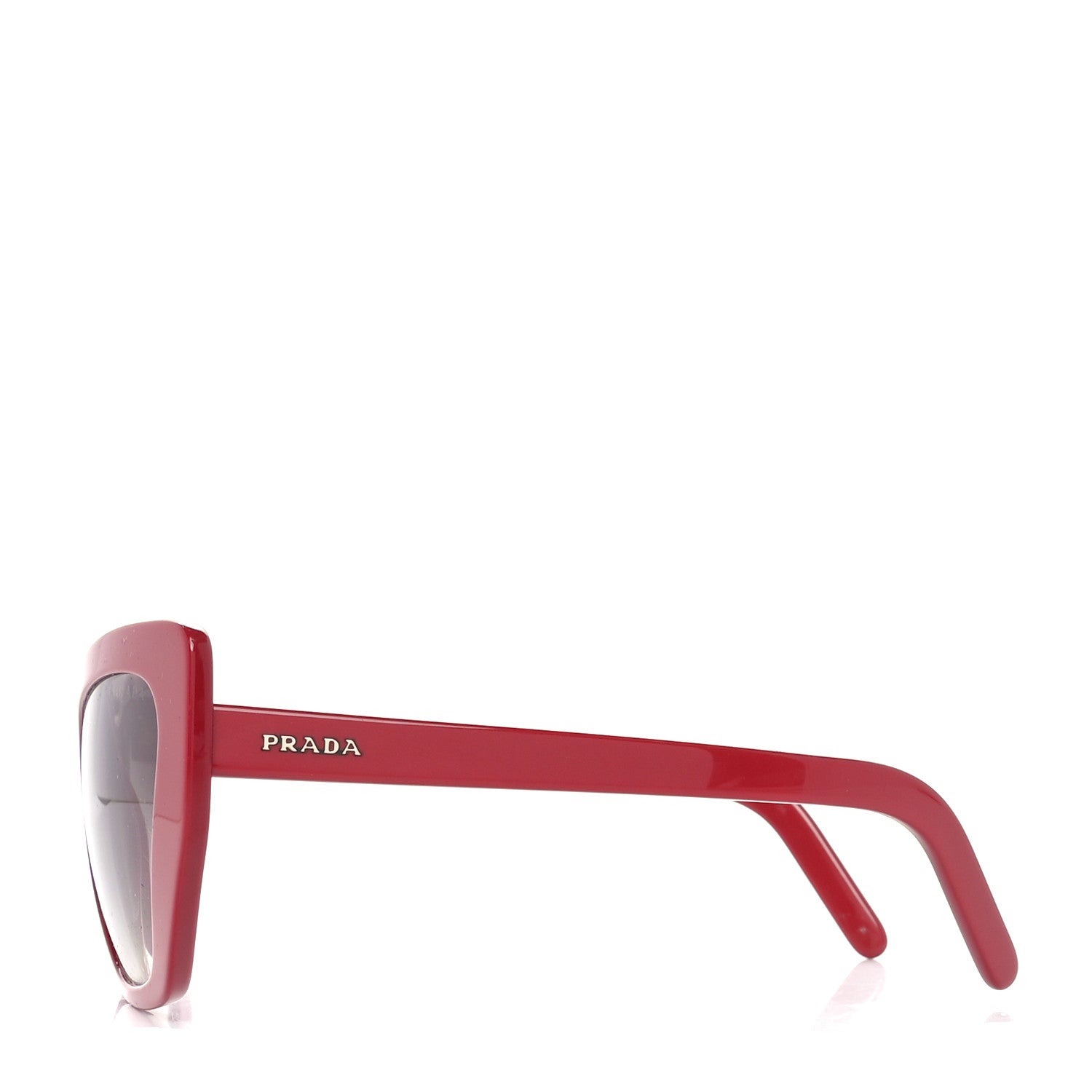 Prada Cat Eye Sunglasses SPR 08V Red 3 of 7