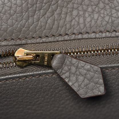 Hermes Taurillon Clemence Kelly Retourne 28 Etain 27 of 42