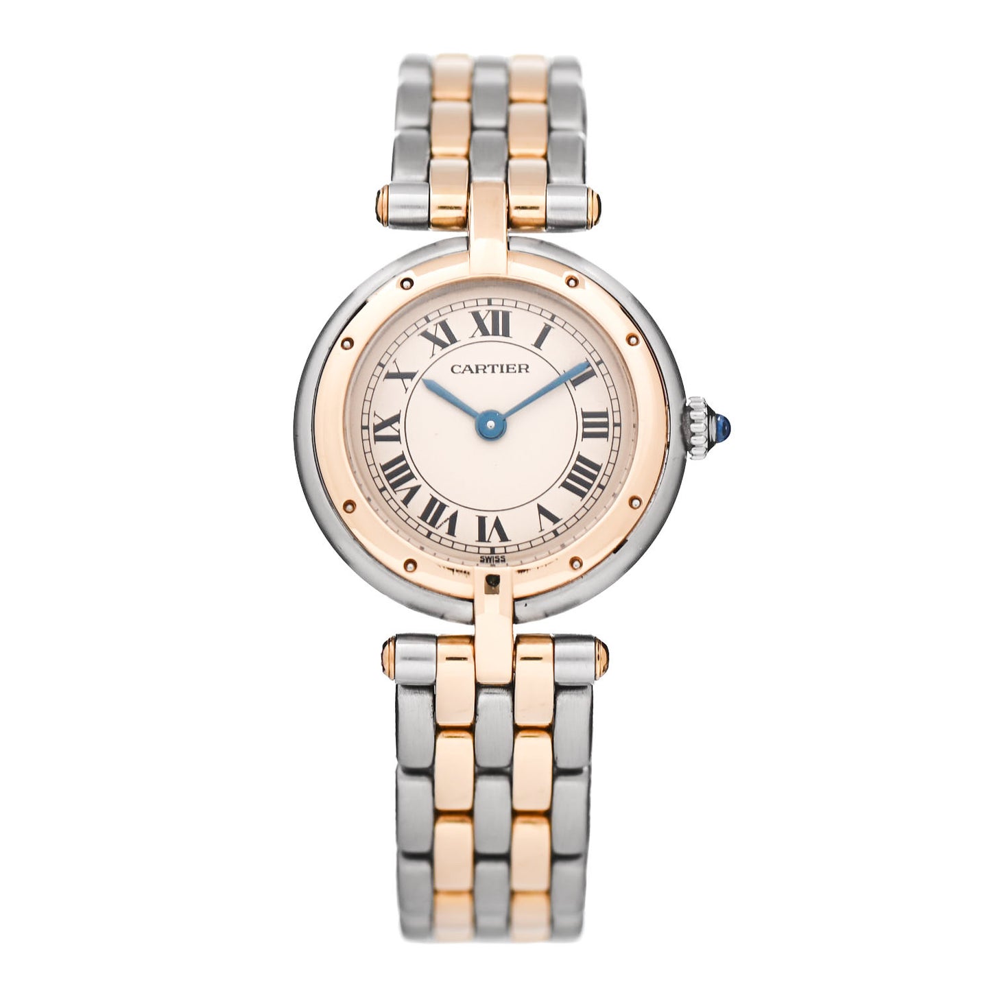Stainless Steel 18K Yellow Gold 24mm Panthere Vendome Quartz Watch