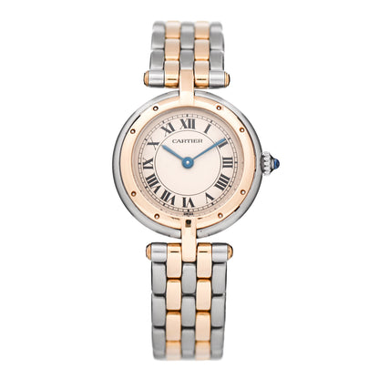 Cartier Stainless Steel 18K Yellow Gold 24mm Panthere Vendome Quartz Watch 1 of 5