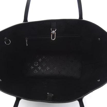 Louis Vuitton X UF Tufted Monogram Neverfull MM Black White 5 of 11