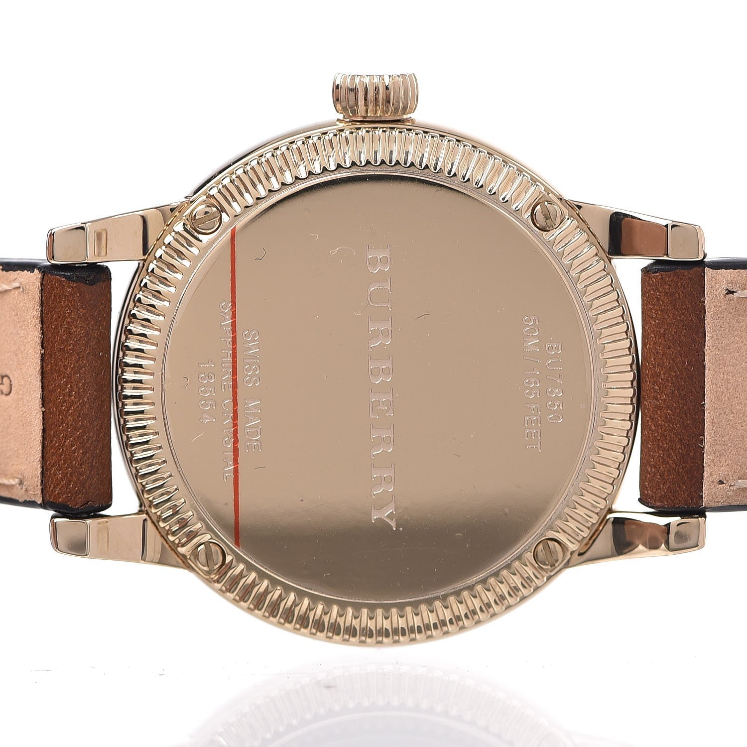 Burberry Stainless Steel Calfskin 30mm Utilitarian Quartz Watch BU7850 10 of 11