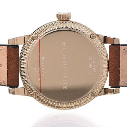 Burberry Stainless Steel Calfskin 30mm Utilitarian Quartz Watch BU7850 10 of 11